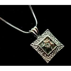   Zircon Pendant Kabbalah Necklace Evil Eye Charm: Arts, Crafts & Sewing