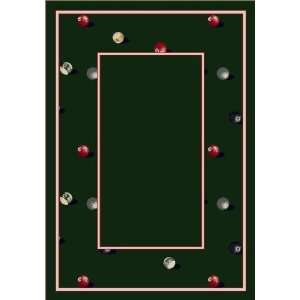  Milliken Billiards Emerald C11006 Runner 2.40 x 23.20 Area Rug 