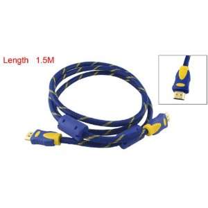   Gino 1.5M Male to Male PC 19 Pin HDMI Extension Cable Cord: Automotive