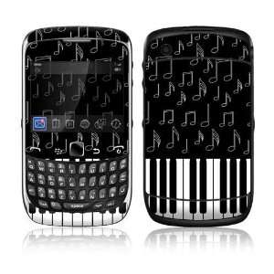 BlackBerry Curve 3G 9300 Decal Skin   I Love Piano 