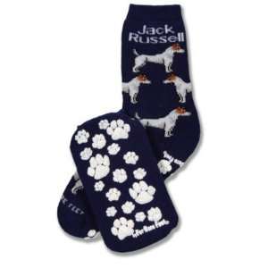  NEW Pair of Jack Russell Slipper Socks   Great Gift for 