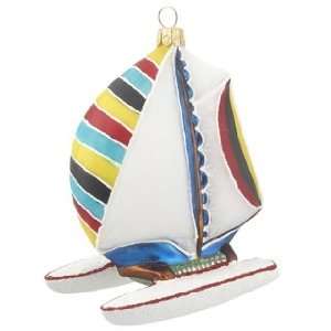  Personalized Catamaran Boat Christmas Ornament
