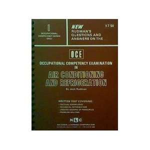   air conditioning and refrigeration By Jack Rudman (Occupational