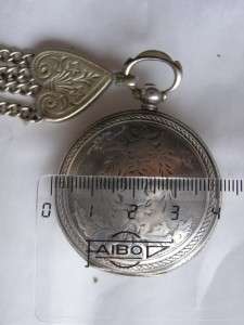 Antique English silver watch for Ottoman market C1850  