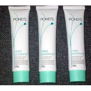    3 Ponds Clear Solutions Anti Bacterial Facial Scrub Beauty