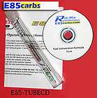 E85 Test Tube Kit Instructions CD Holley Proform 750 850 950 1050 1150 