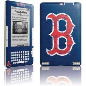  Boston Red Sox   Solid Distressed skin for  Kindle 2 