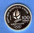 FRANCE 100 FRANCS 1990 GEM PROOF SILVER COIN WITH CER