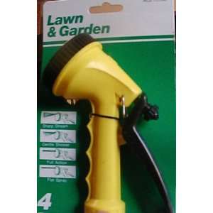  4 Pattern Hose Nozzle: Patio, Lawn & Garden