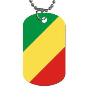  The Republic of Congo Flag Dog Tag 