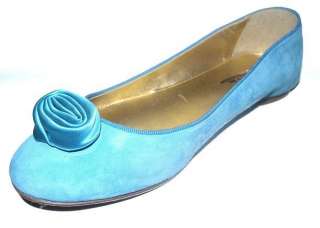 Crew Girls Fleur Suede flats $128 4 turquoise shoes  