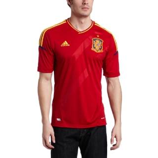  Spain Soccer Jersey White adidas Soccer Away Replica 