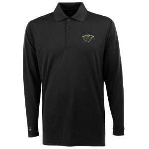  Minnesota Wild Long Sleeve Polo Shirt (Team Color) Sports 