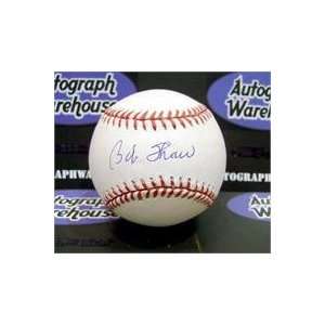  Bob Shaw autographed Baseball