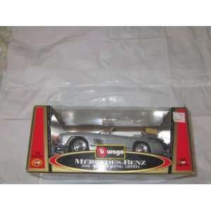   2011 Gold 1:18 Scale Silver Mercedes Benz 300 SL Touring (1957): Toys