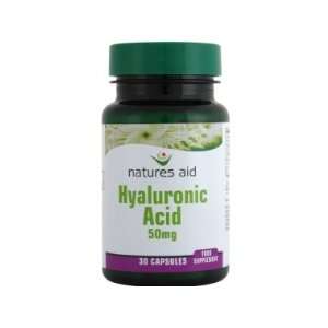  Natures Aid Hyaluronic Acid 50mg   90 Capsules Health 