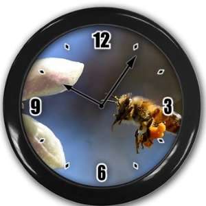  Honey Bee Wall Clock Black Great Unique Gift Idea Office 