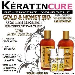  Treatment KC Keratin Cure   GOLD & HONEY BIO HAIR STRAIGHTENING 