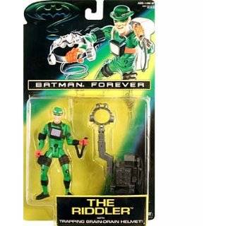 Jim Carrey As the Riddler Action Figure with Trapping Brain Drain 