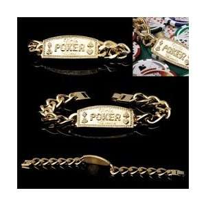  Gold Link World Poker Champion Bracelet