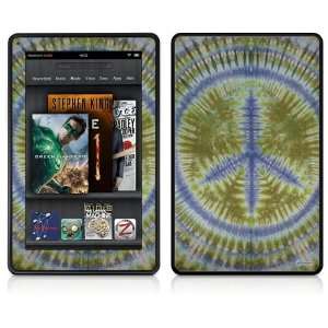   Kindle Fire Skin   Tie Dye Peace Sign 102 by uSkins: Everything Else