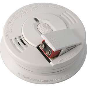 Smoke Alarm 9 V battery Backup ( Front Load) Interconnect 5 Dia x 1.75 
