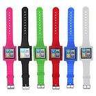   Silicone Bracelet Watch Band For iPod Nano 6th Generation 8GB or 16GB