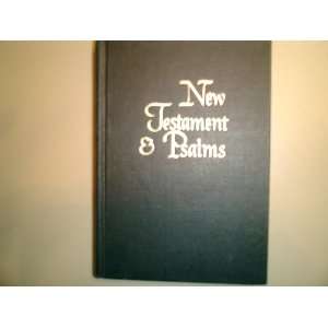  New Testament and Psalms (King James Version): American 