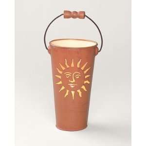  Coldwater Creek Sun candle Orange pot