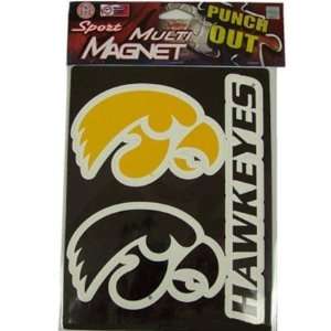  Iowa Hawkeyes NCAA Multi Magnet Sheet 3 Magnets Sports 