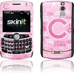  Chicago Cubs   Pink Cap Logo Blast skin for BlackBerry 