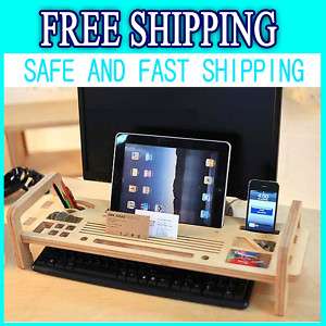 Board Wood Table Prop for Office Keyboard iPad iPhone  