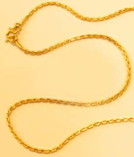 22K GOLD baby NECKLACE / CHAIN FROM THAILAND ( 14 )  
