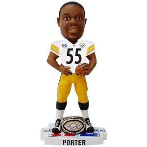   NFL Super Bowl XL Championship Ring Bobble Head Figure: Sports
