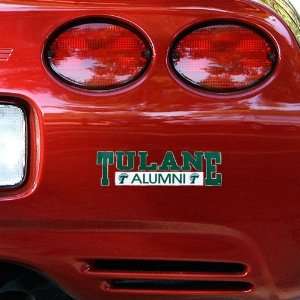  NCAA Tulane Green Wave Alumni Car Decal: Sports & Outdoors