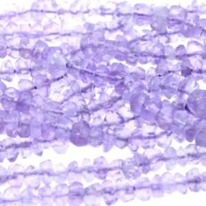 Amethyst  Irregular Plain   2mm Height, 4mm Width, Sold by 16 Inch 