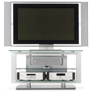  Icon 46 Flat Screen TV Stand in Silver: Home & Kitchen