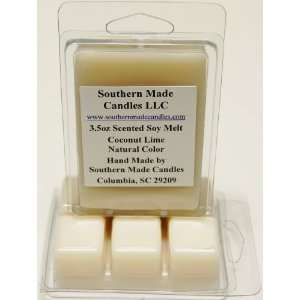  2 Pack 3.5 oz Scented Soy Wax Candle Melts Tarts   Coconut 