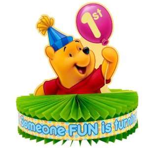   By Hallmark Disney Poohs 1st Balloon Centerpiece 