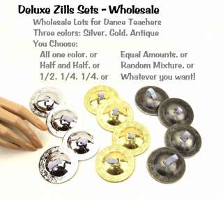 Deluxe (20 sets wholesale) ZILS Cymbals Belly Dance  