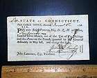 Rare 1781 State of Connecticut REVOLUTIONARY WAR Military Soldier PAY 