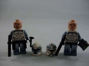 Lego Star Wars Clone Commander Wolffe and Wolfpack Clone Trooper 