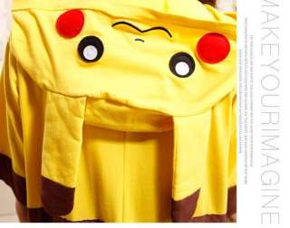 pokemon pikachu Cotton Summer wear pajamas costume cosplay S M L XL 
