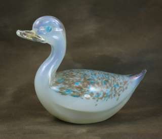 Mid 1900s Italian Murano Blown Glass Duck  