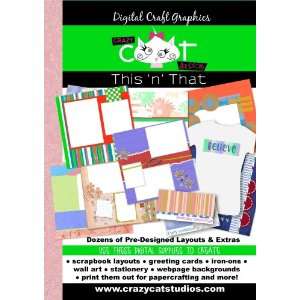 This N That 12 x 12 Digital Scrapbooking Quickpage Template Collection 