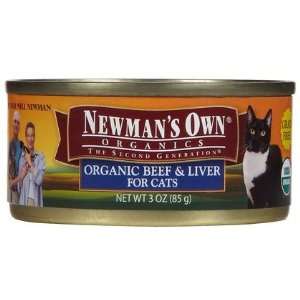  Newmans Own Organics   Beef & Liver   24 x 3 oz (Quantity 