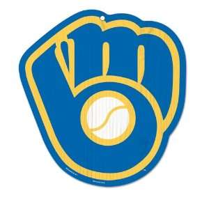  Milwaukee Brewers Baseball Retro Logo Hardboard Wood Sign 
