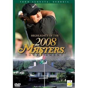  2008 MASTERS TOURNAMENT   DVD