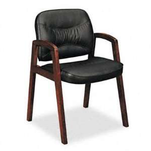  VL800 Series Guest Chair with Wood Arms: Office Products