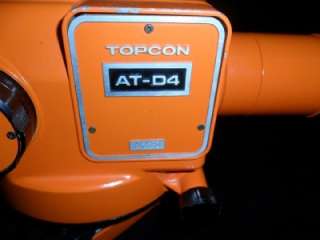 TOPCON AT D4 ATD4 AUTO LEVEL EXC COND USED K110  